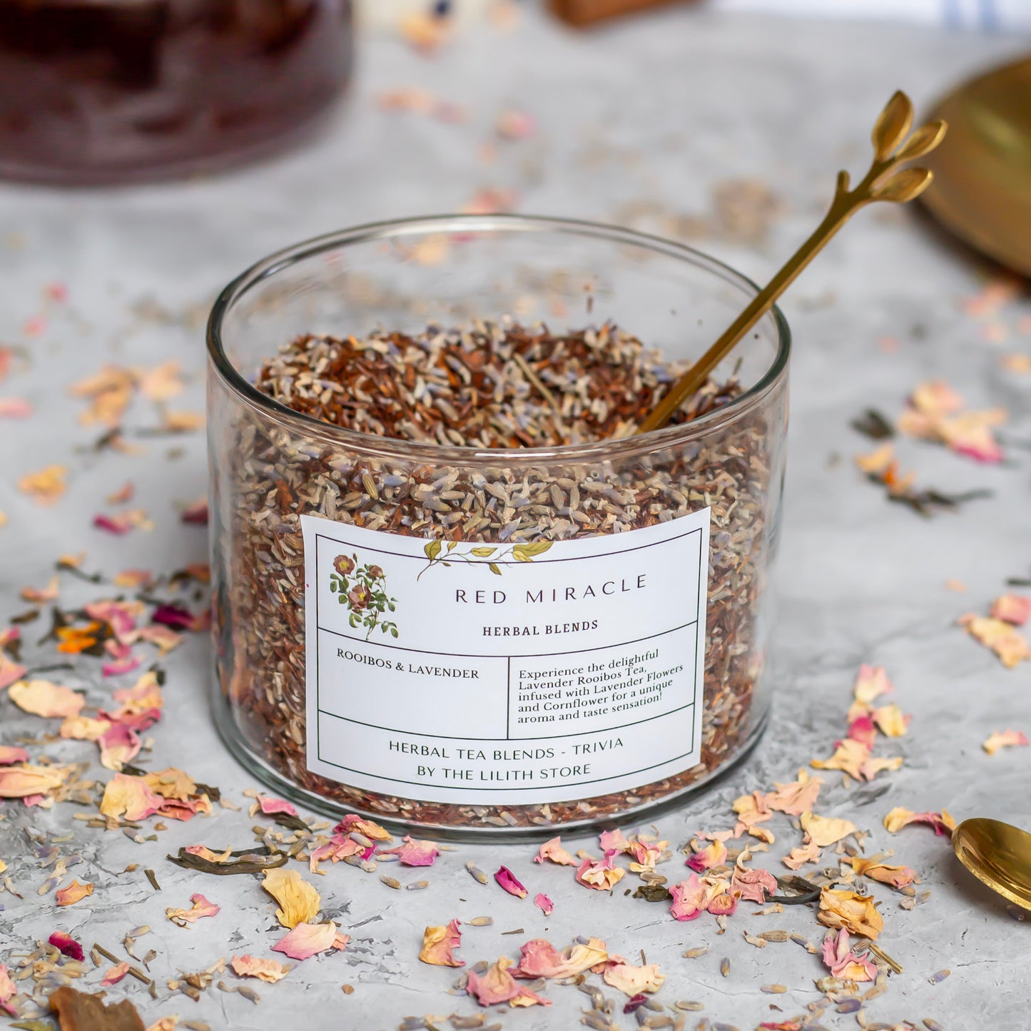 Red Miracle Flavoured Tea Blend - 100 Gm | Calming & Grounding