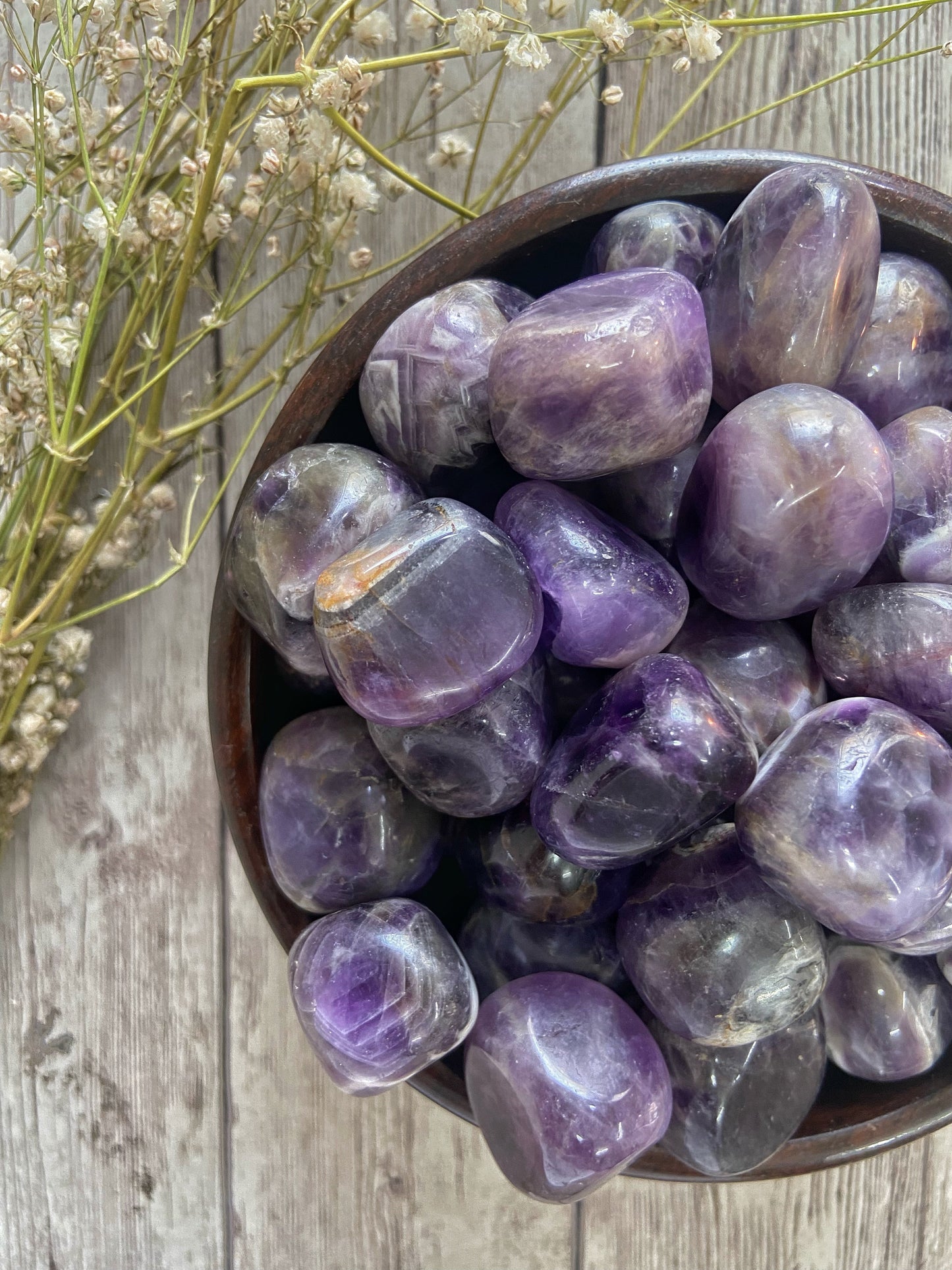 Amethyst Tumble | Helps Activating Third Eye & Psychic Abilities Crystal Stones