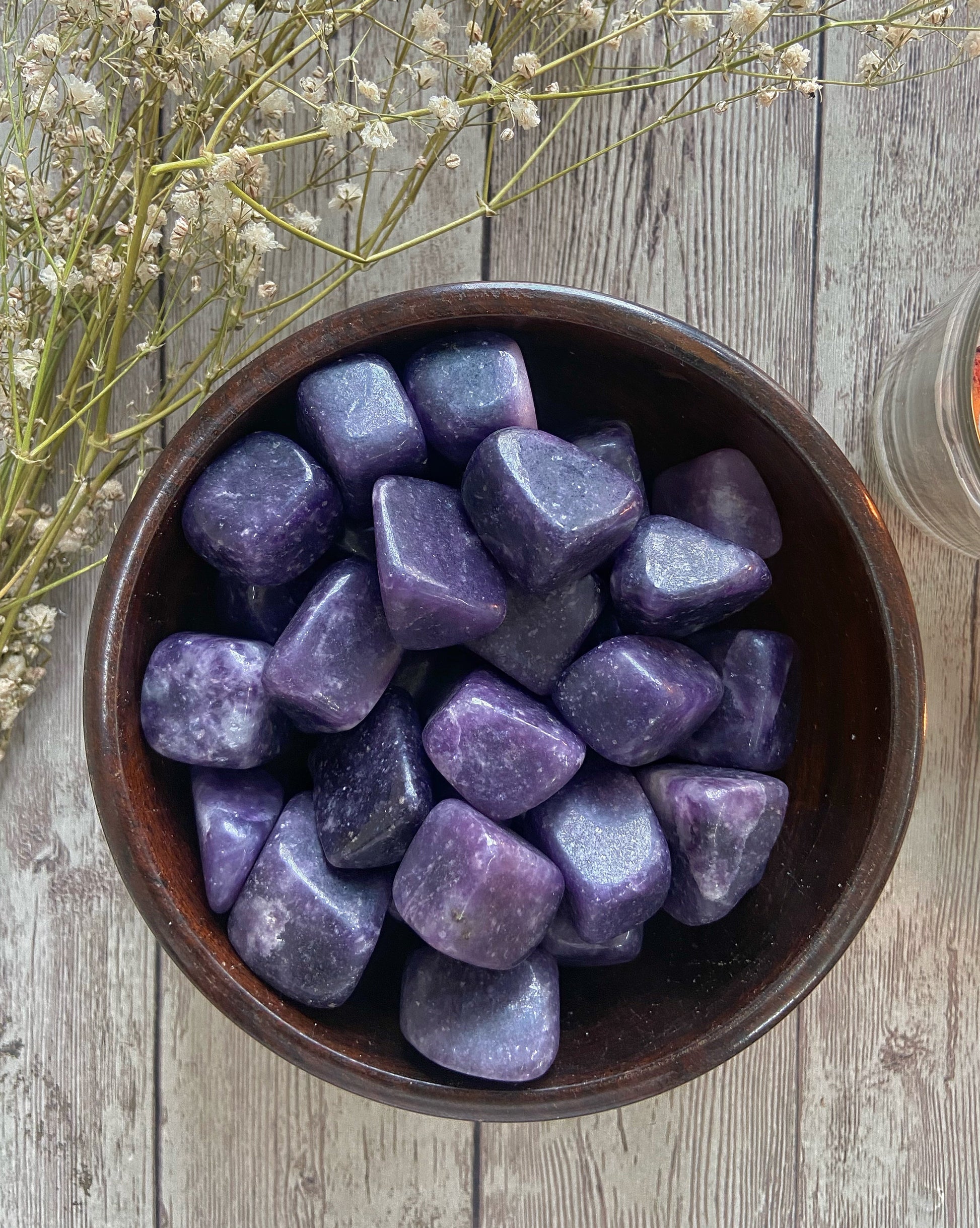 Lepidolite Tumble | Helps Discover Personal Purpose & Success Crystal Stones