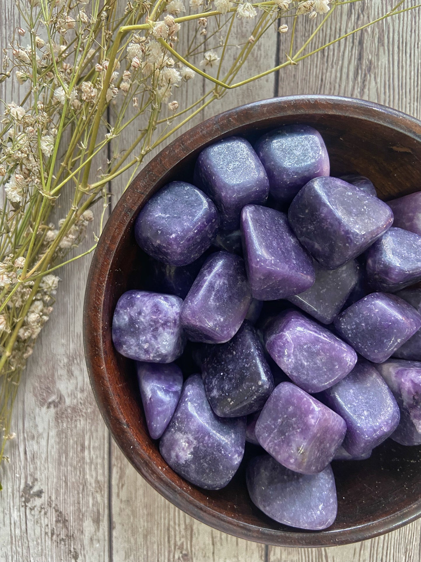 Lepidolite Tumble | Helps Discover Personal Purpose & Success Crystal Stones