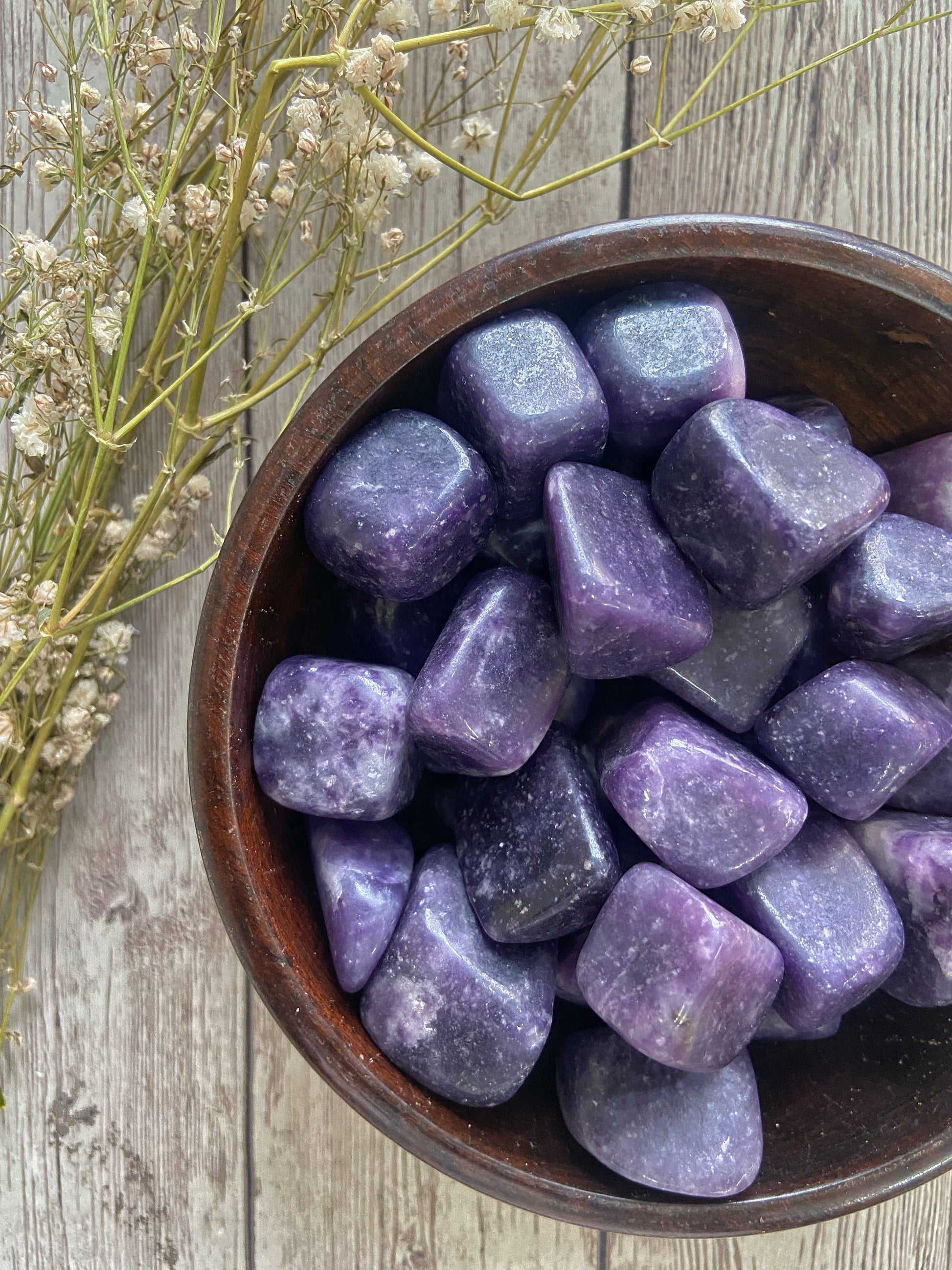 Lepidolite Tumble | Helps Discover Personal Purpose & Success Crystal Stones