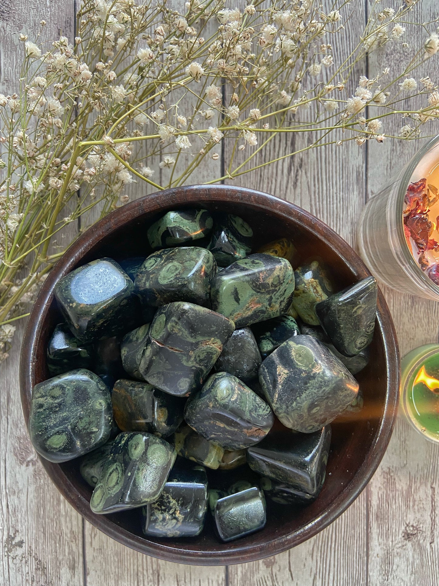 Kambaba Jasper Tumble | Increase Creativity & Protects Crystal Stones