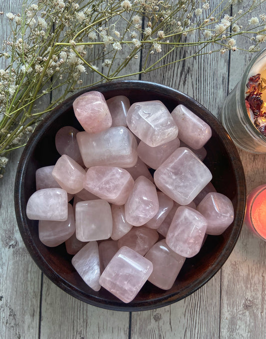 Rose Quartz Tumble Stone | Of Love & Self Crystal