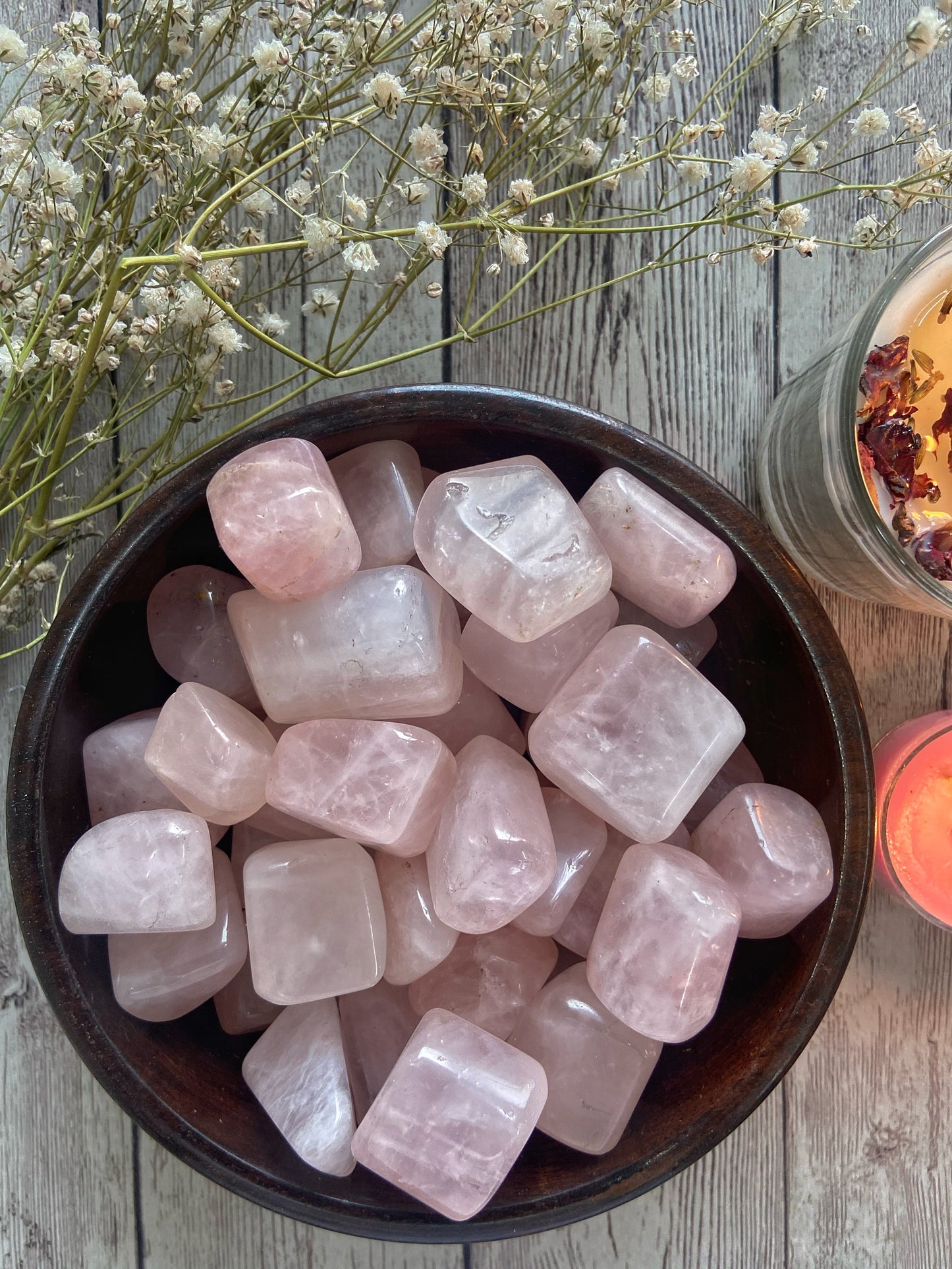 Rose Quartz Tumble Stone | Of Love & Self Crystal