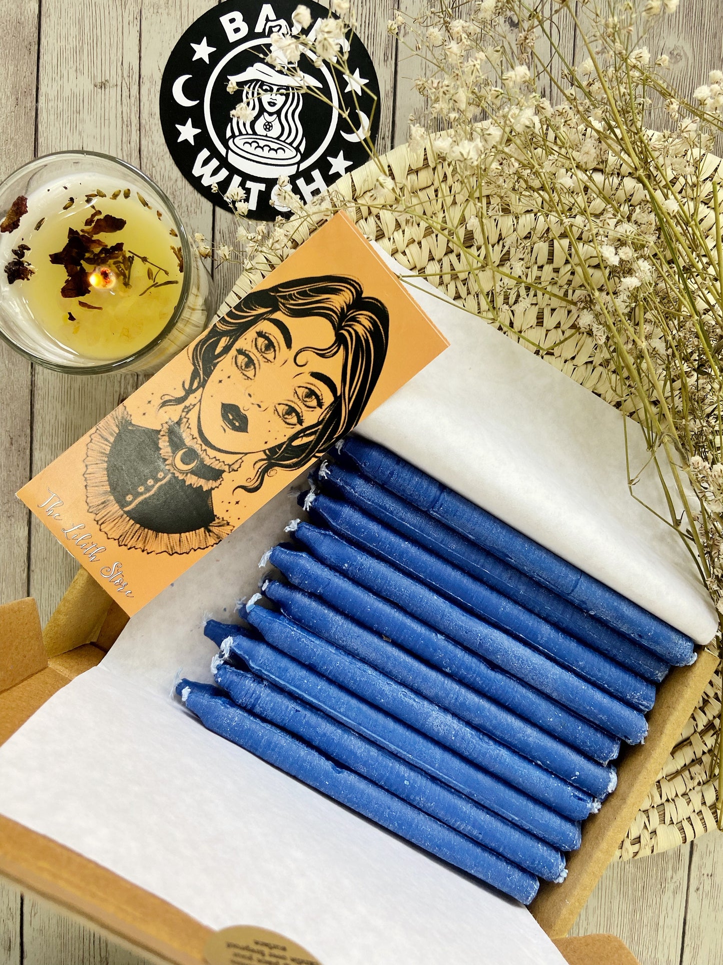 Blue Soy Candle | Spell Work Candles
