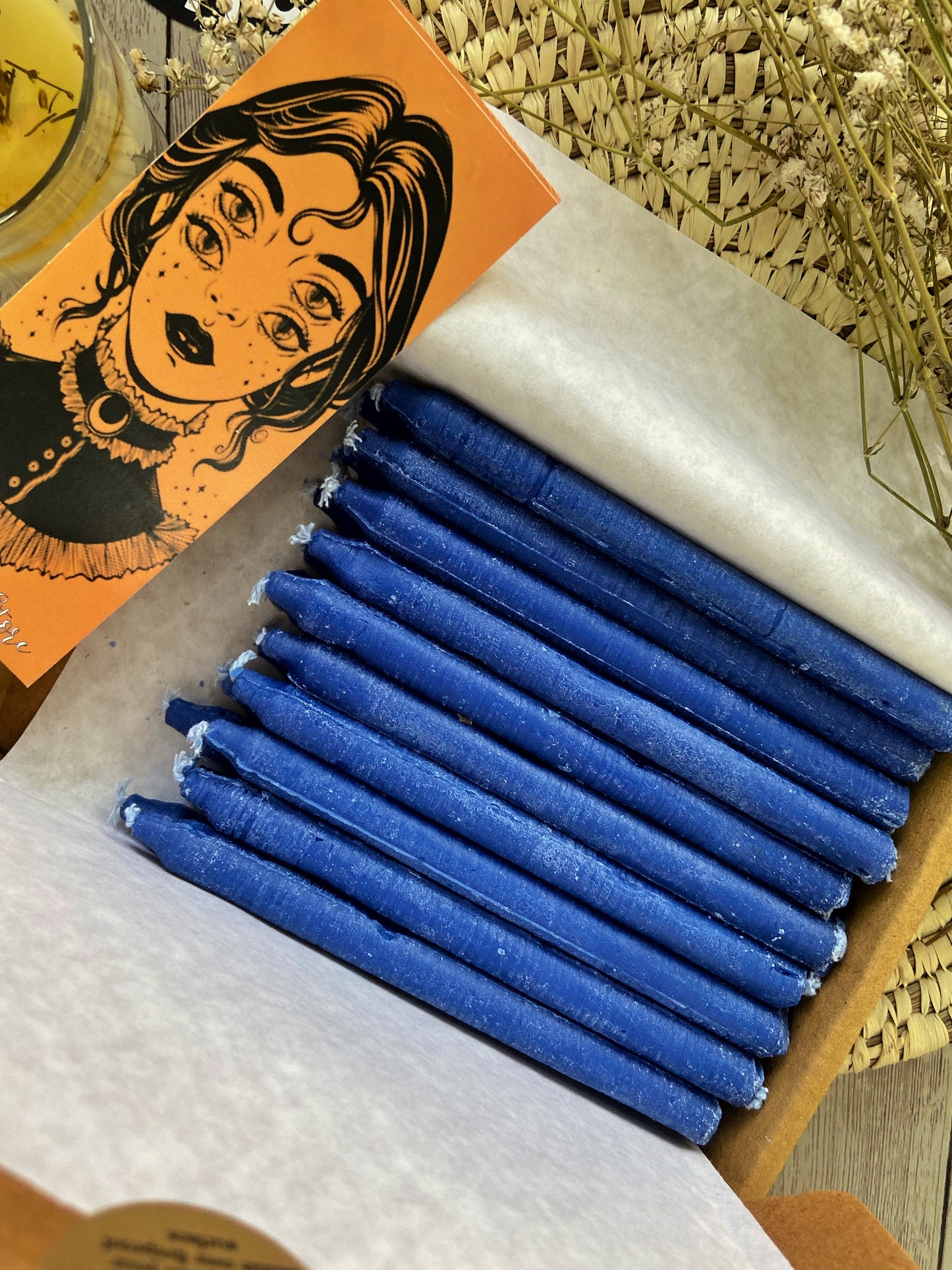 Blue Soy Candle | Spell Work Candles