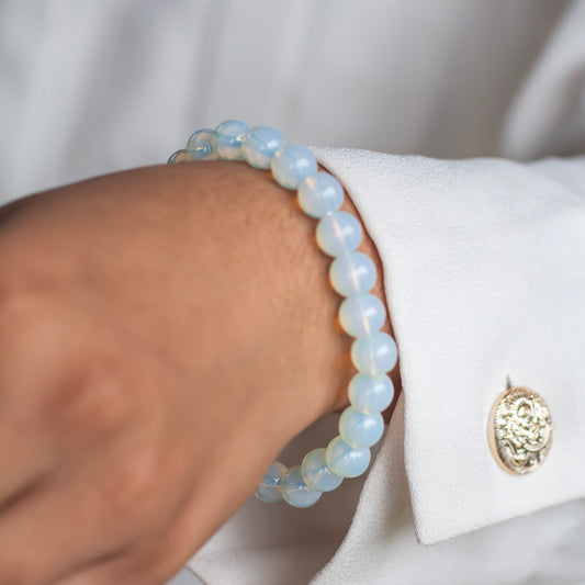 Opalite Bead Bracelet - 8mm | Strengthen Relationship