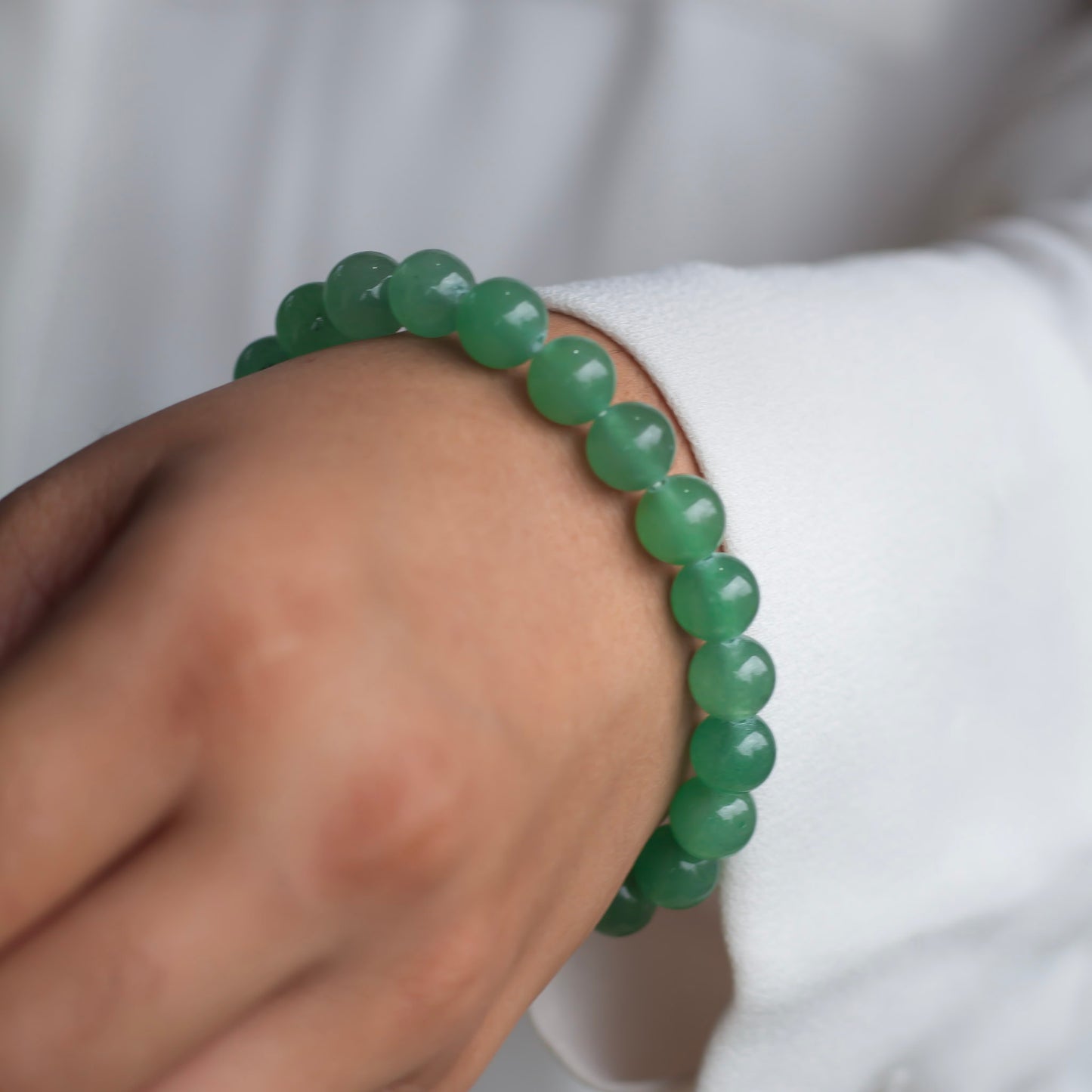 Green Aventurine Bracelet - 8mm | Stone of Abundance & Prosperity