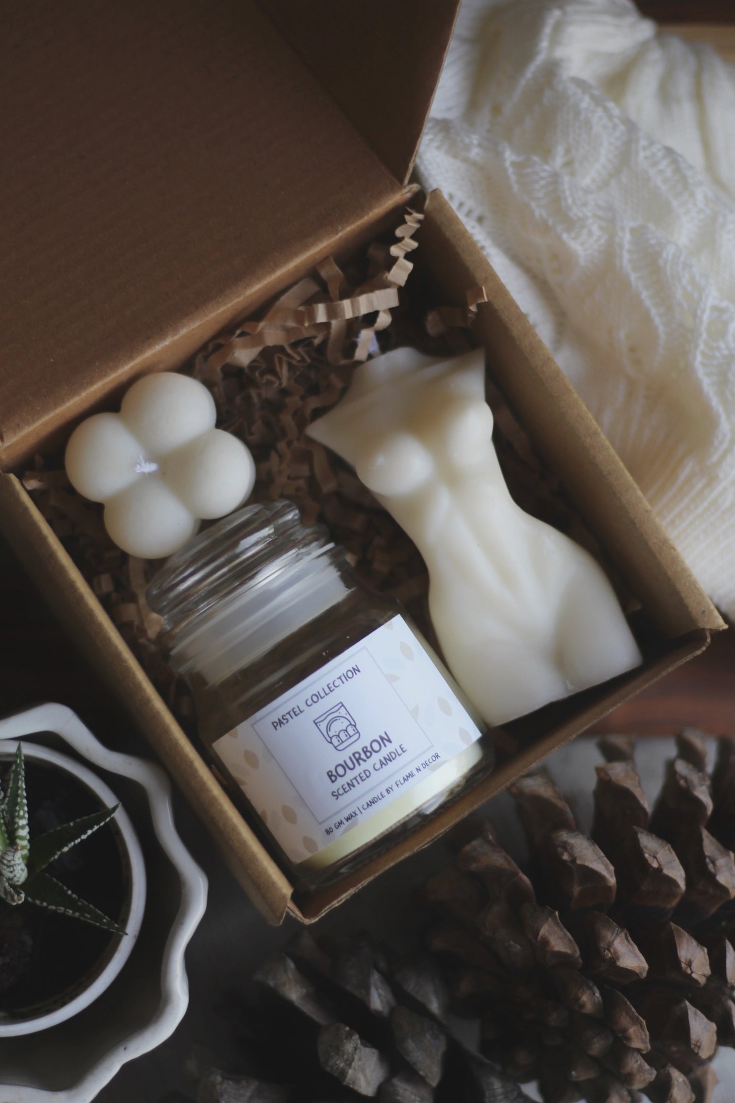 Bourbon Candle Gift Box | Soy Candle