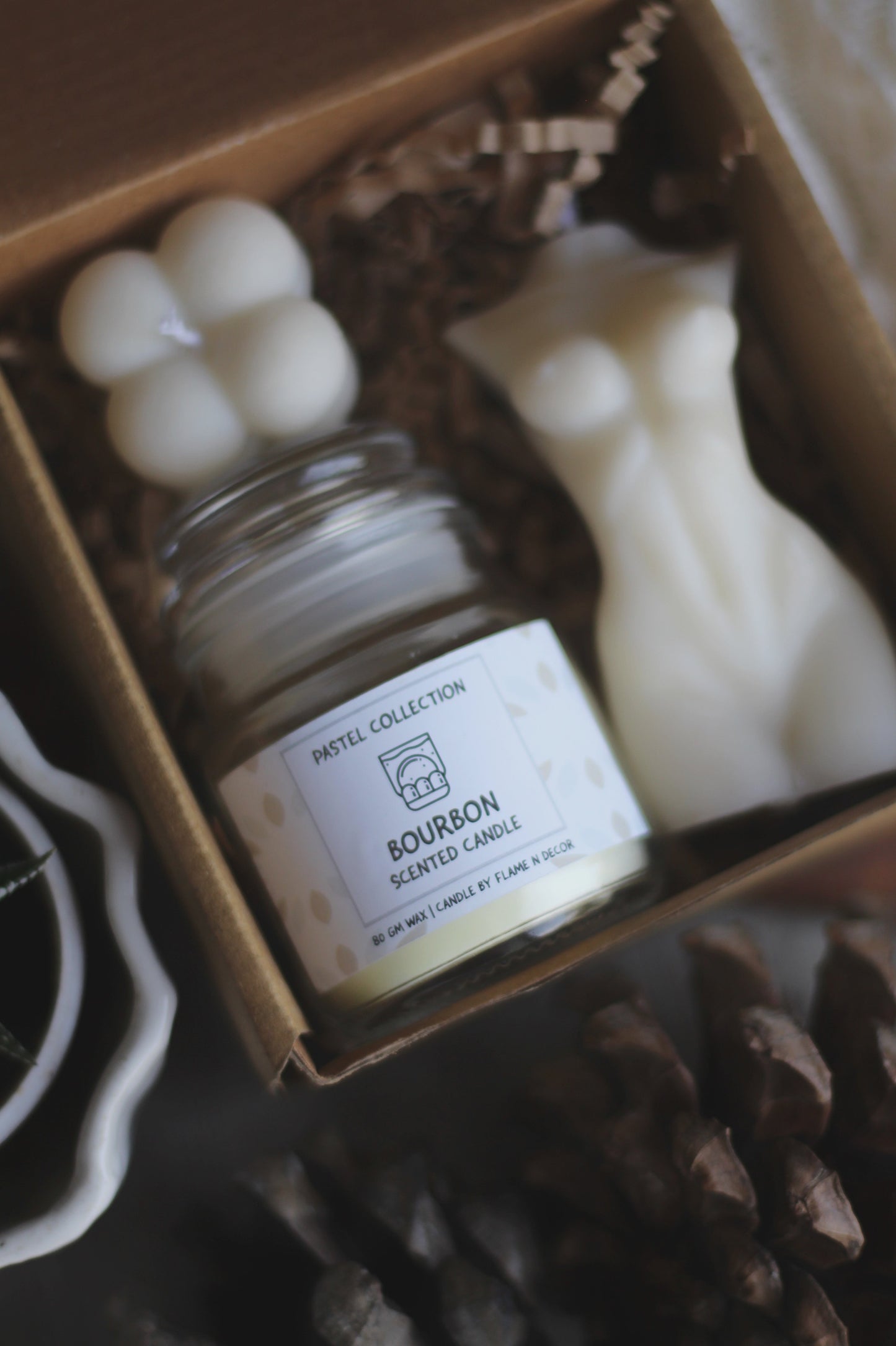 Bourbon Candle Gift Box | Soy Candle