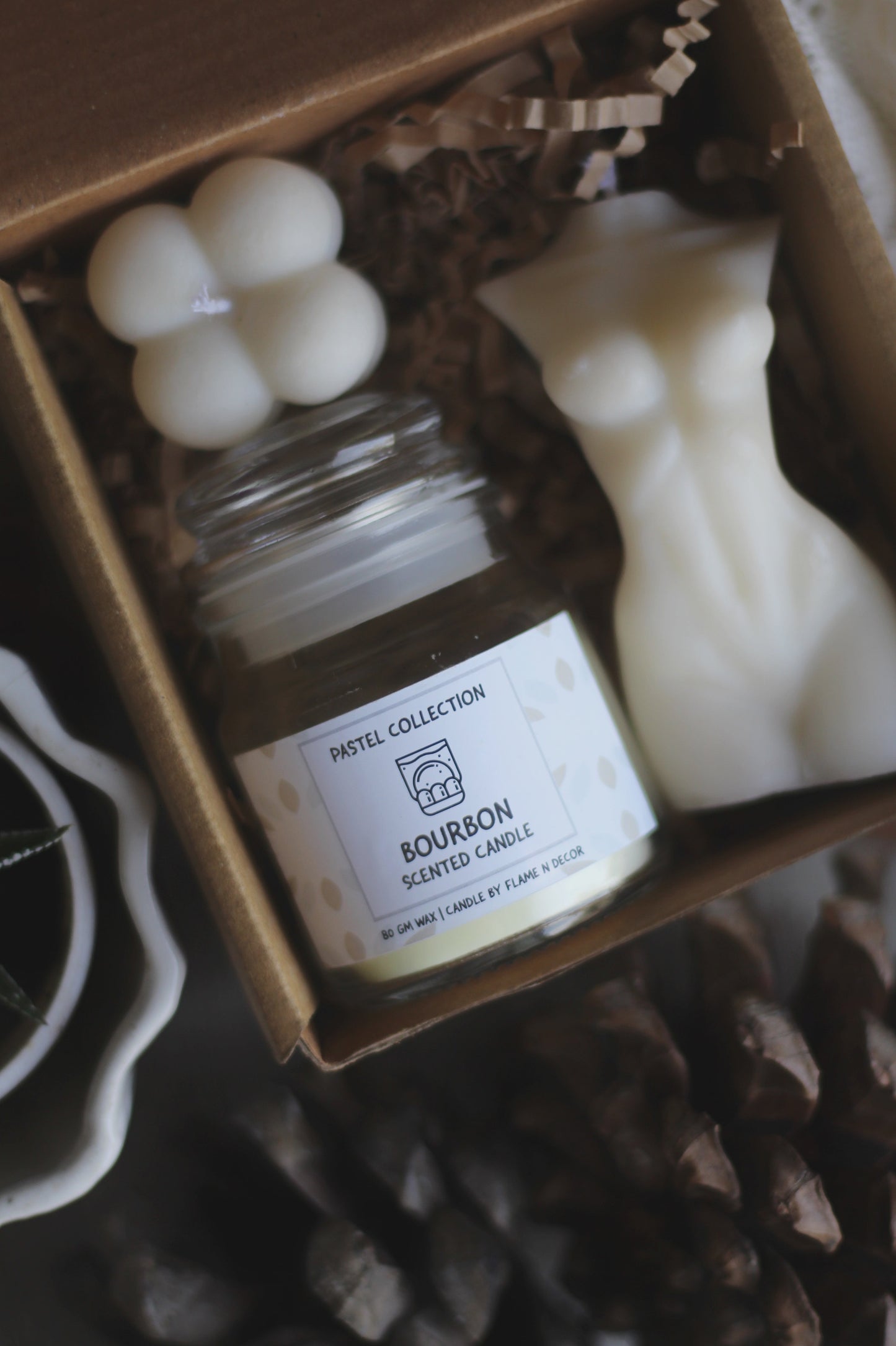 Bourbon Candle Gift Box | Soy Candle