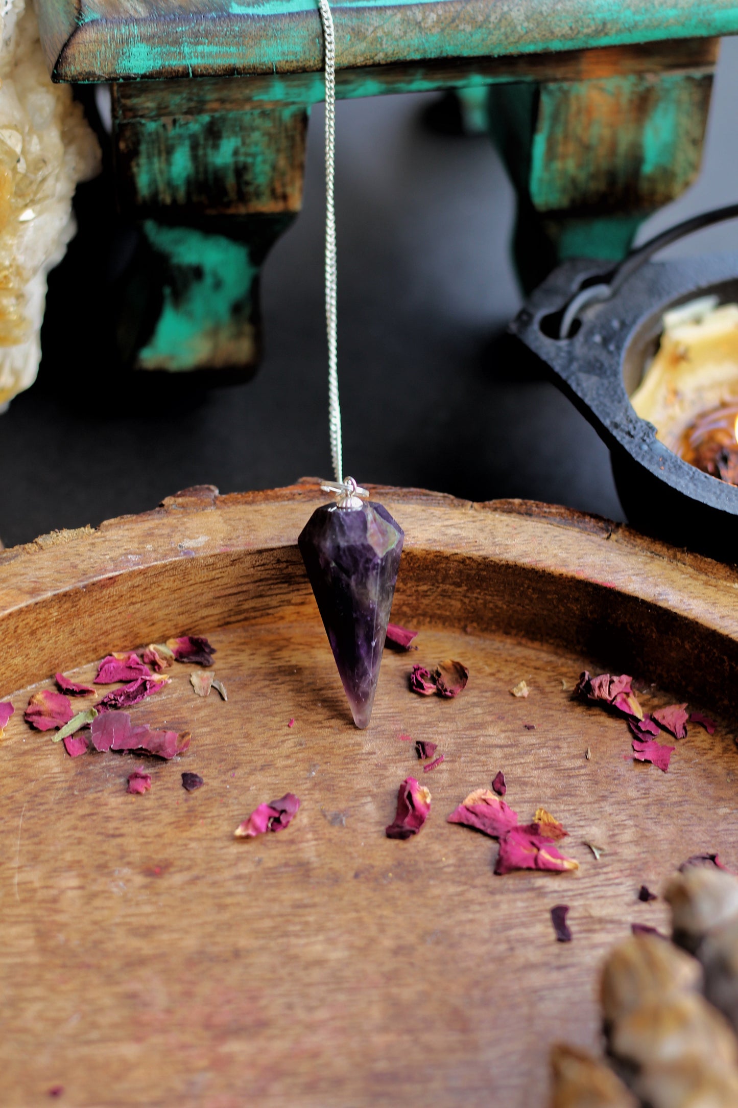 Amethyst Pendulum Crystal