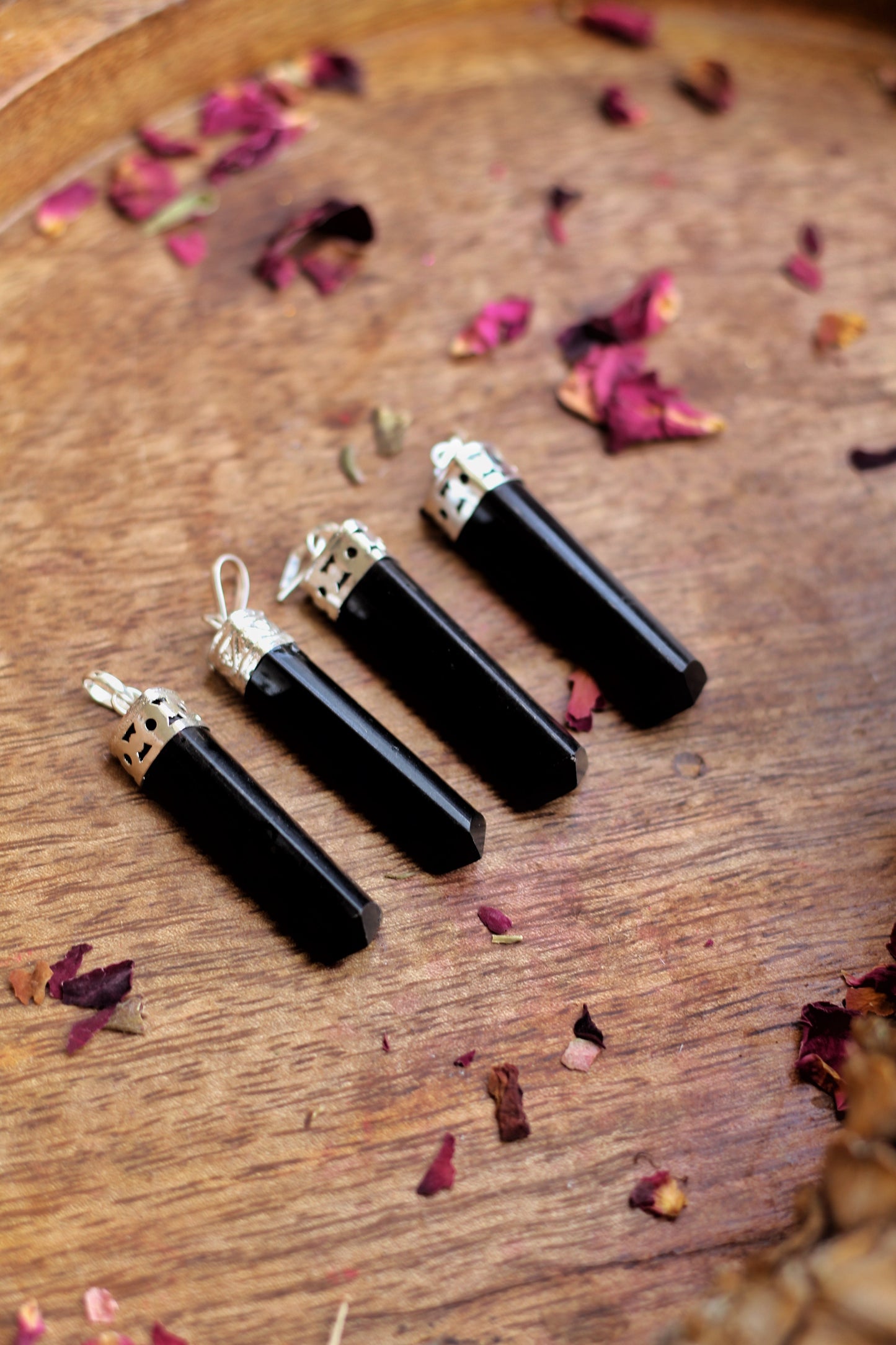 Black Tourmaline Pendant Crystal Jewellery