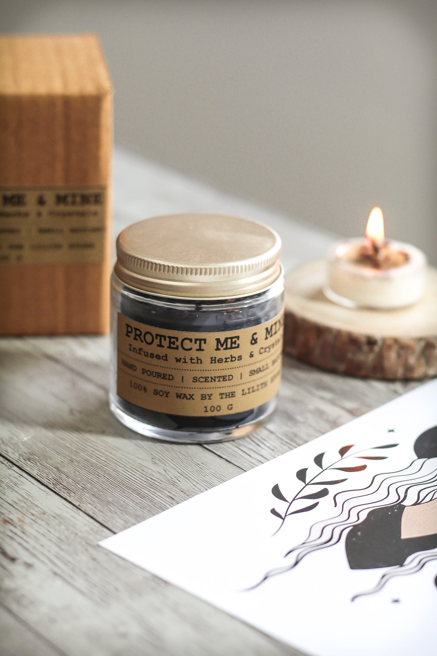 Protect Me & Mine Candle 100 Gm Wax