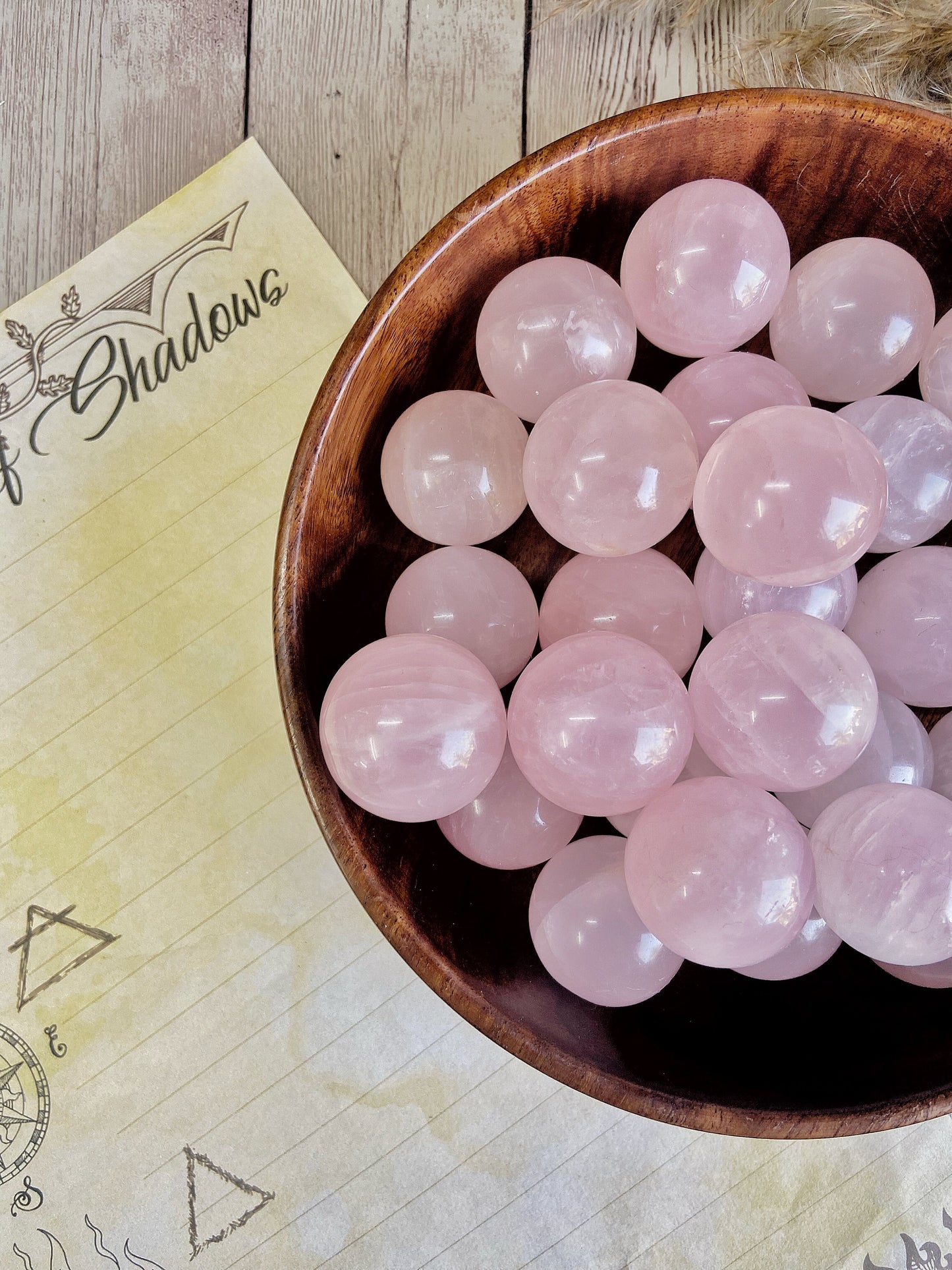 Rose Quartz Mini Spheres Crystal & Stones