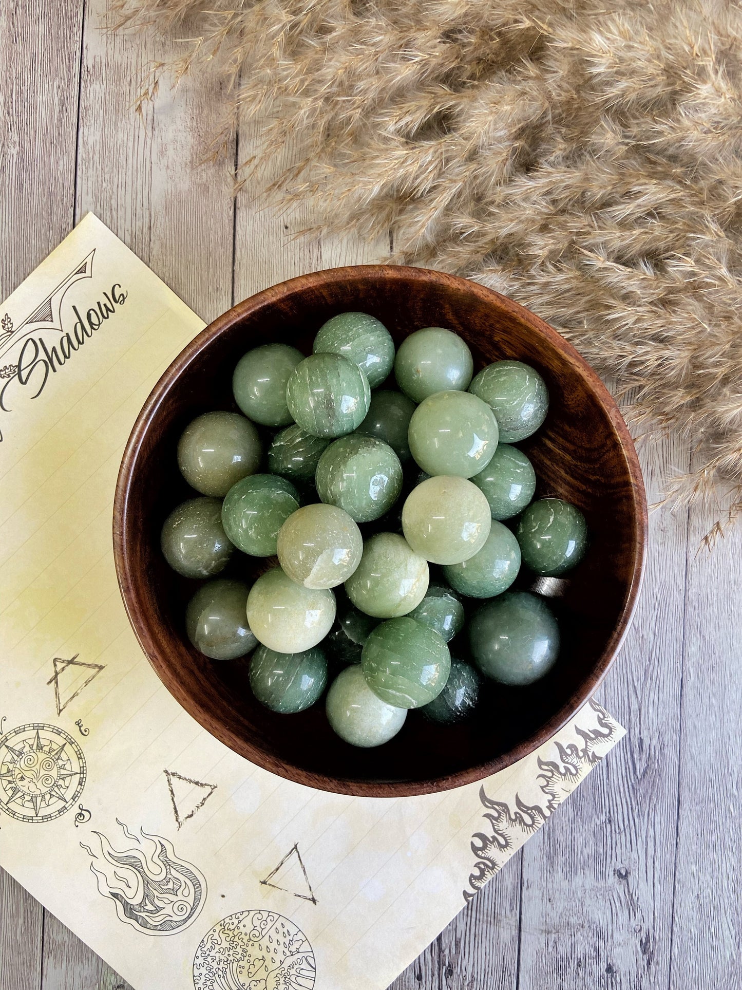 Green Aventurine Mini Spheres Crystals & Stones