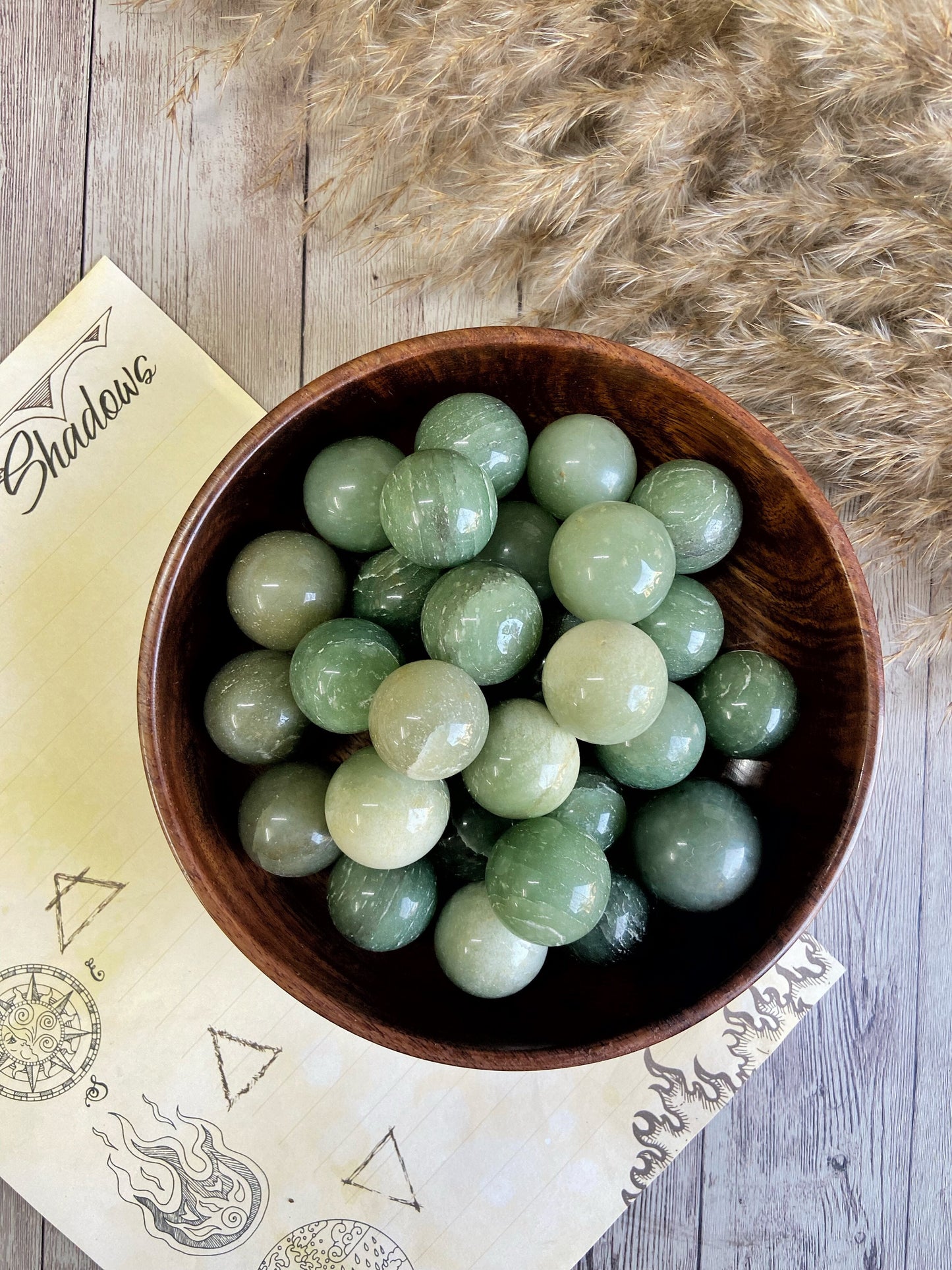 Green Aventurine Mini Spheres Crystals & Stones