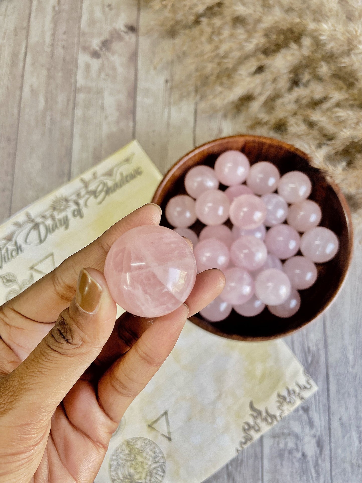 Rose Quartz Mini Spheres Crystal & Stones