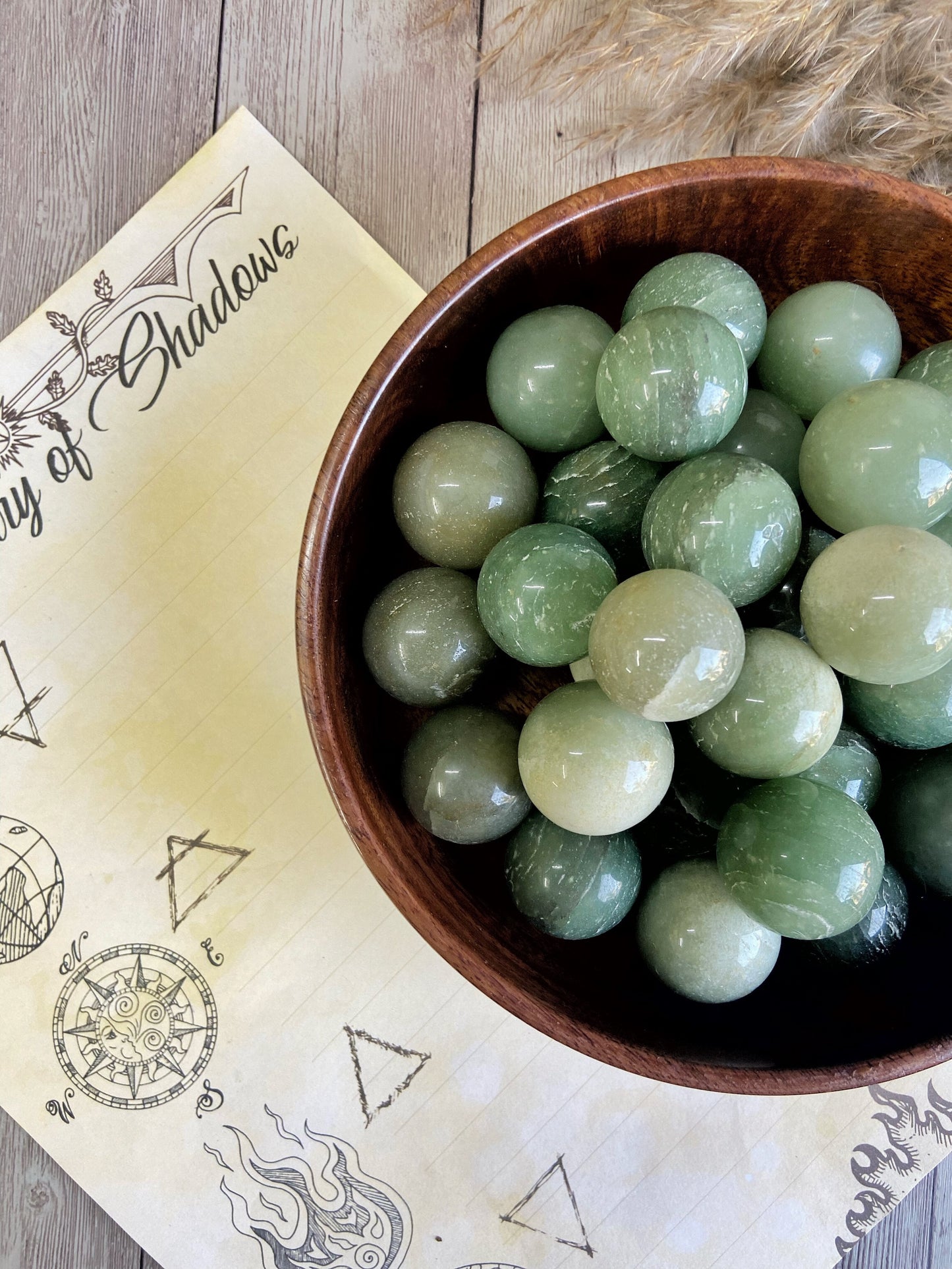 Green Aventurine Mini Spheres Crystals & Stones