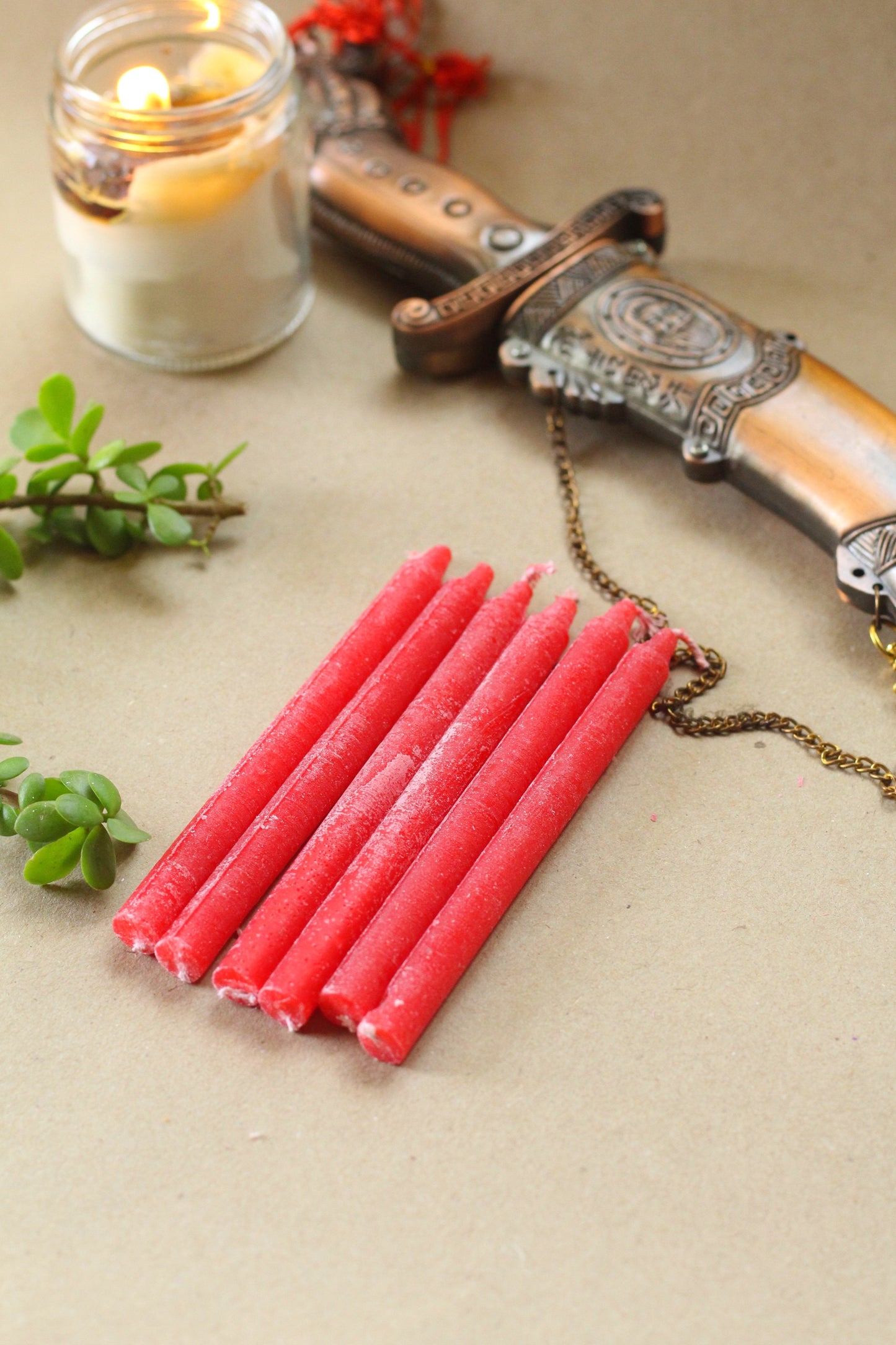 Red Candle | Spell Work - Set Of 25 50 100 200