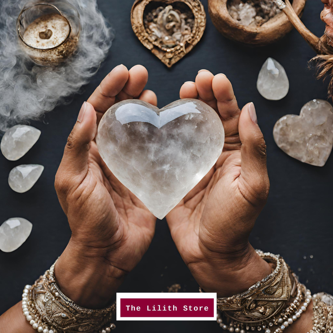 Clear Quartz XXL Heart | Amplify the Energies