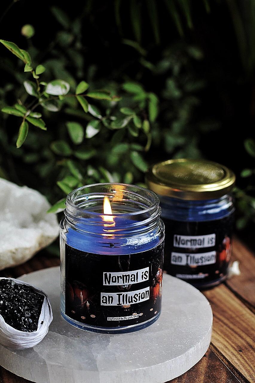 Normal Is Illusion Soy Candle