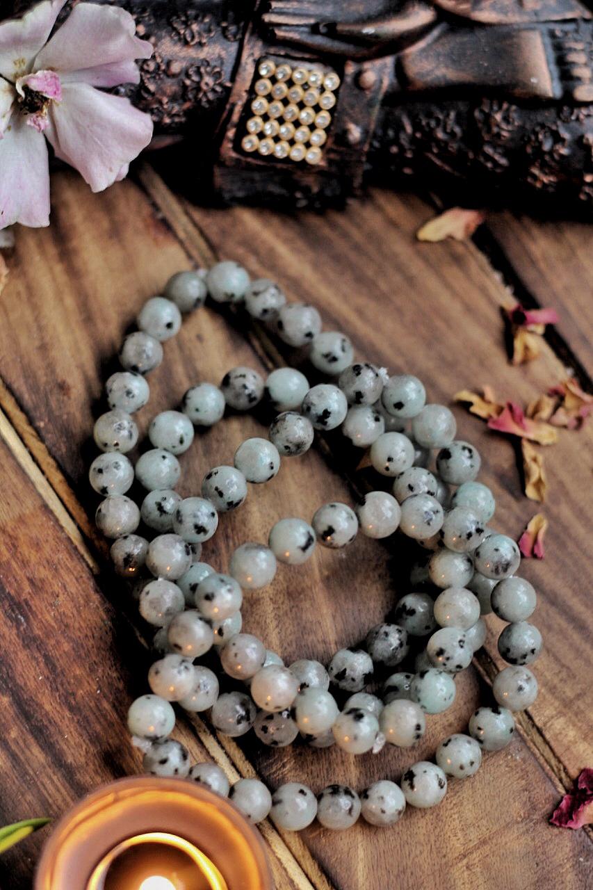 Rainbow Moonstone Bead Bracelet - 8Mm | Cultivates Compassion & Empathy Crystal