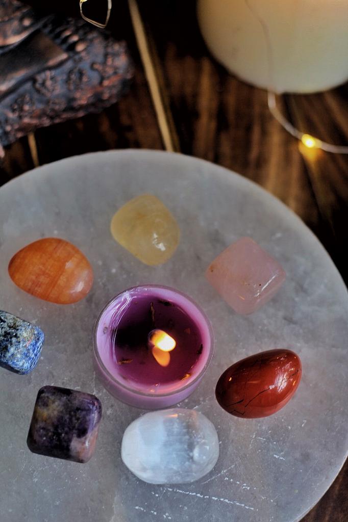 Seven Chakra Tumble Stone Set Of 7 Crystal