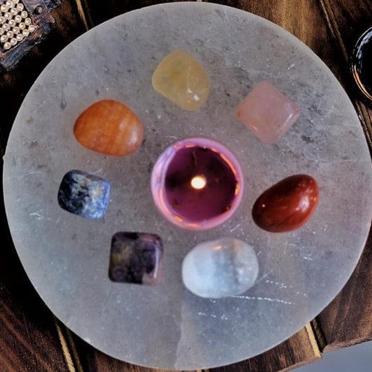 Seven Chakra Tumble Stone Set Of 7 Crystal