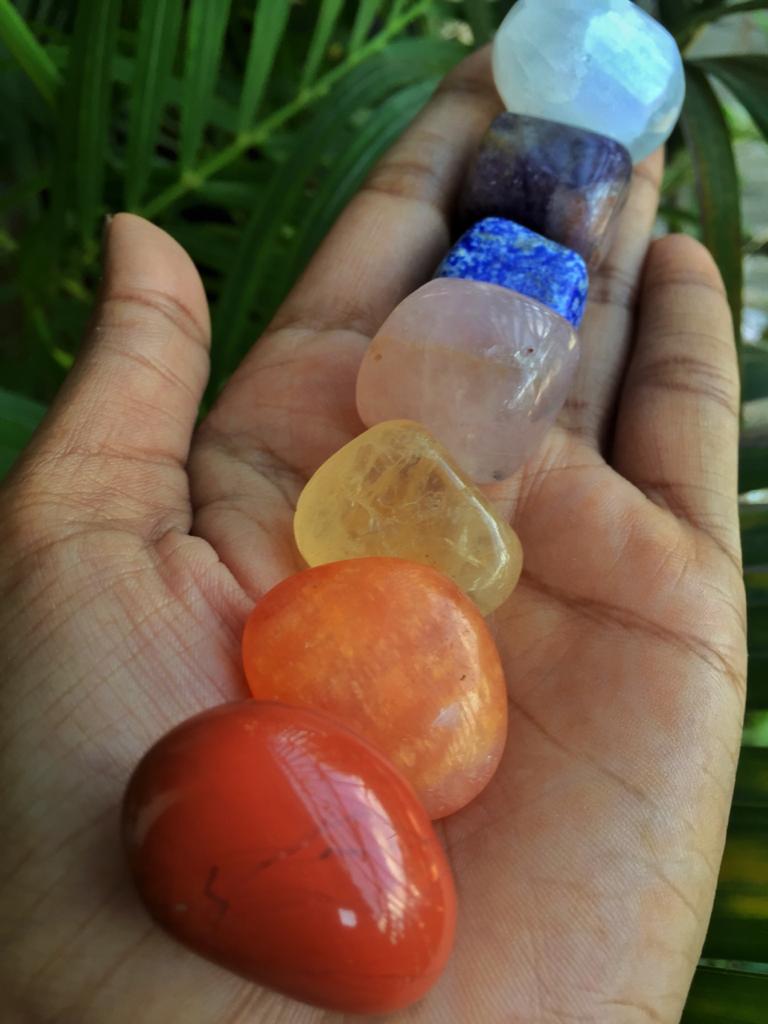 Seven Chakra Tumble Stone Set Of 7 Crystal