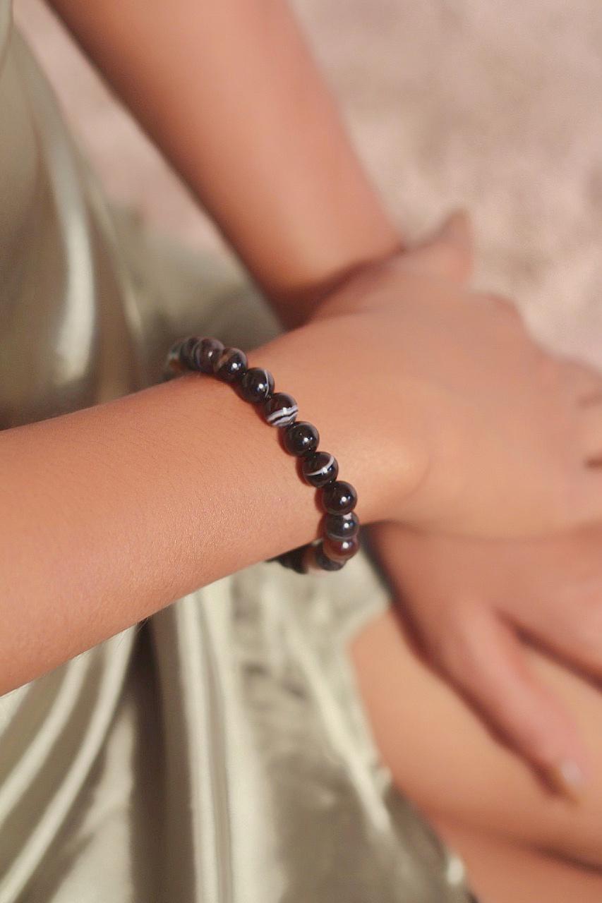 Sulemani Hakik Bead Bracelet | Stone Of Spirituality & Protection Crystal