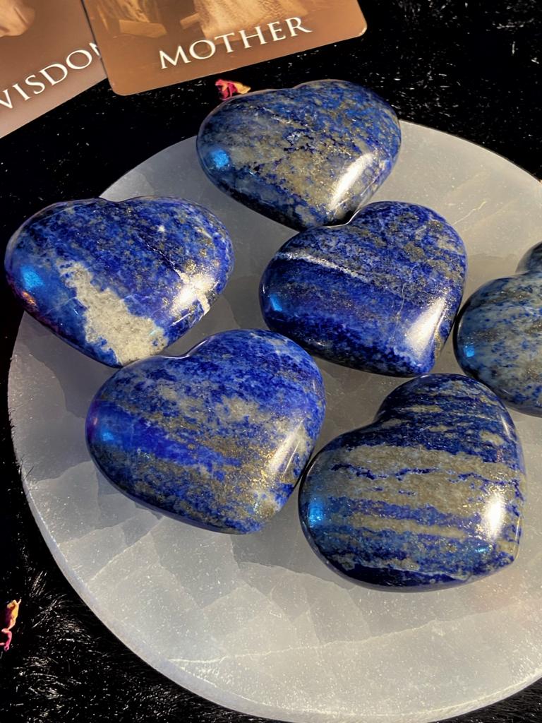 Lapis Lazuli Heart - 1 Pc Crystal