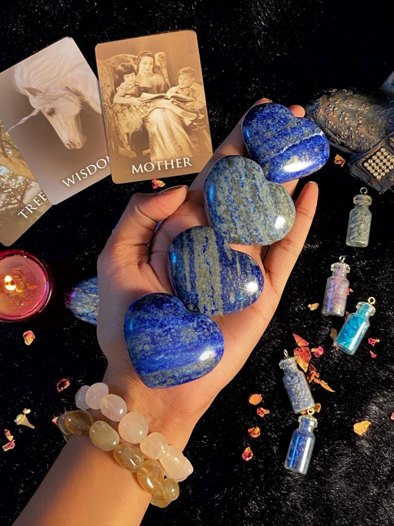 Lapis Lazuli Heart - 1 Pc Crystal