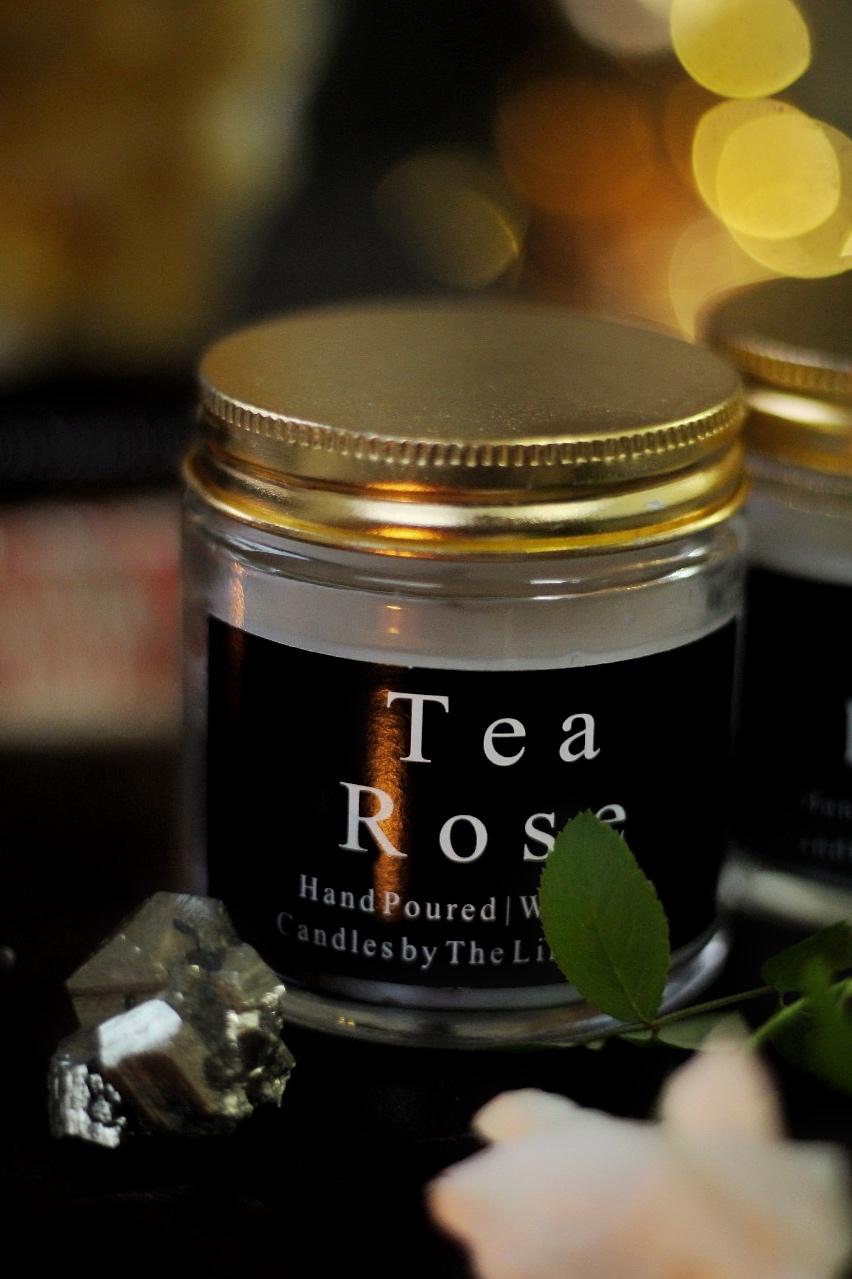 Tea Rose Scented Candle
