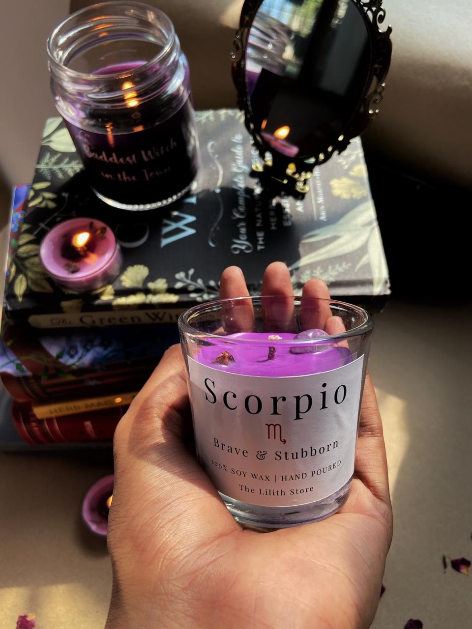 Scorpio Zodiac Mini Candle - 60 Gm