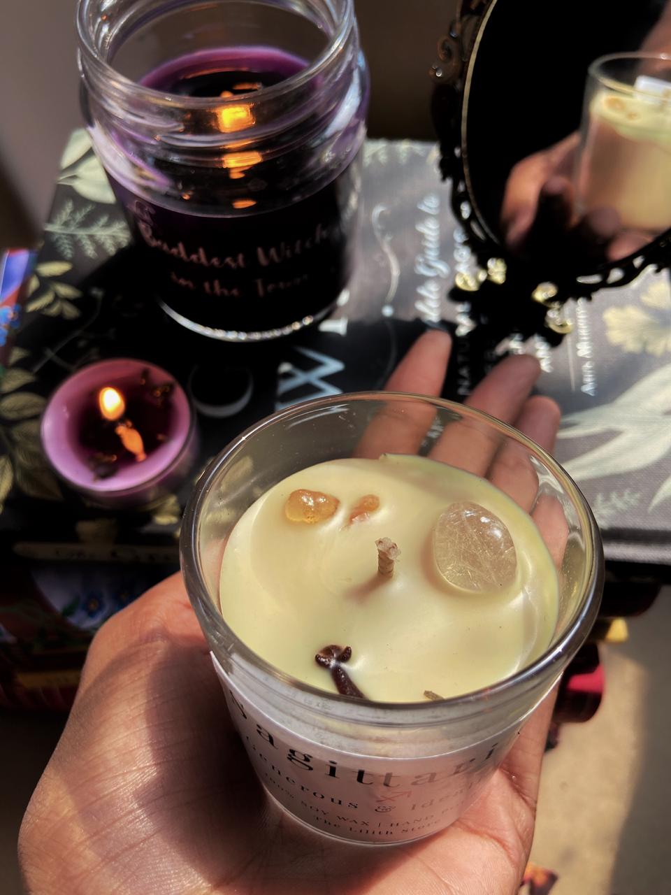 Sagittarius Zodiac Mini Candle - 60 Gm