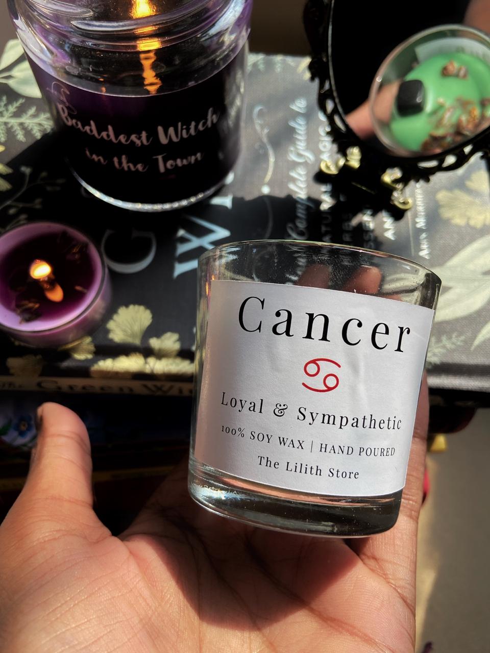 Cancer Zodiac Mini Candle - 60 Gm