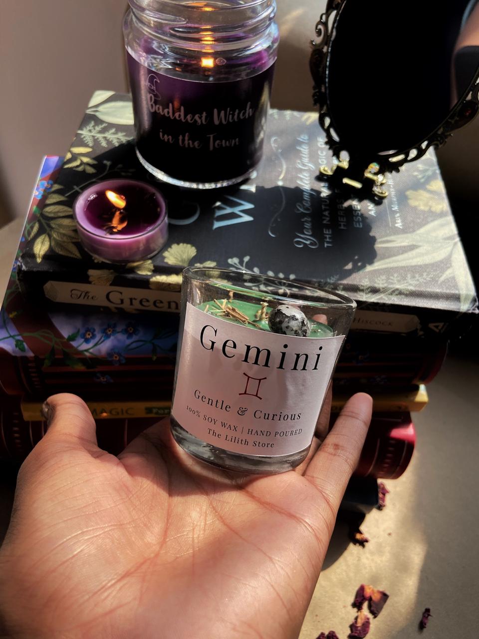 Gemini Zodiac Mini Candle - 60 Gm