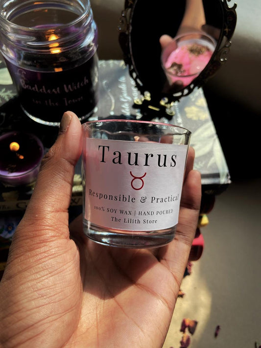 Taurus Zodiac Mini Candle - 60 Gm