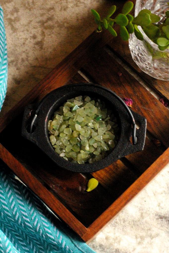 Green Aventurine Chips - 50 Gm Crystal & Stones