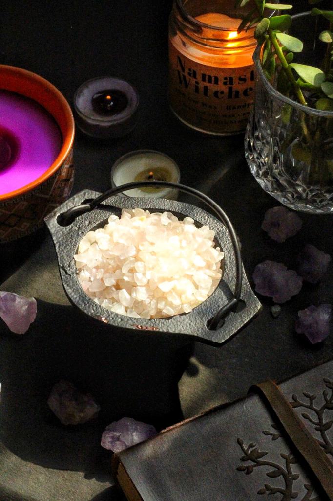 Rose Quartz Chips - 50 Gm Crystal & Stones
