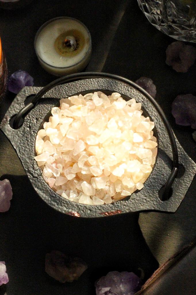 Rose Quartz Chips - 50 Gm Crystal & Stones