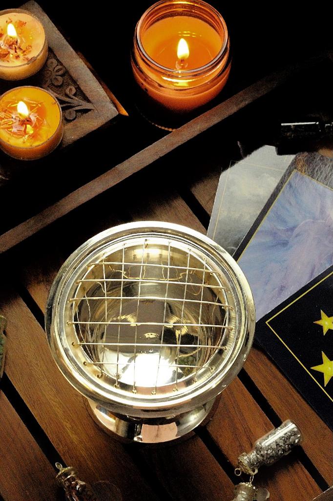Incense Burner With Silver Polish Altarware | Altar