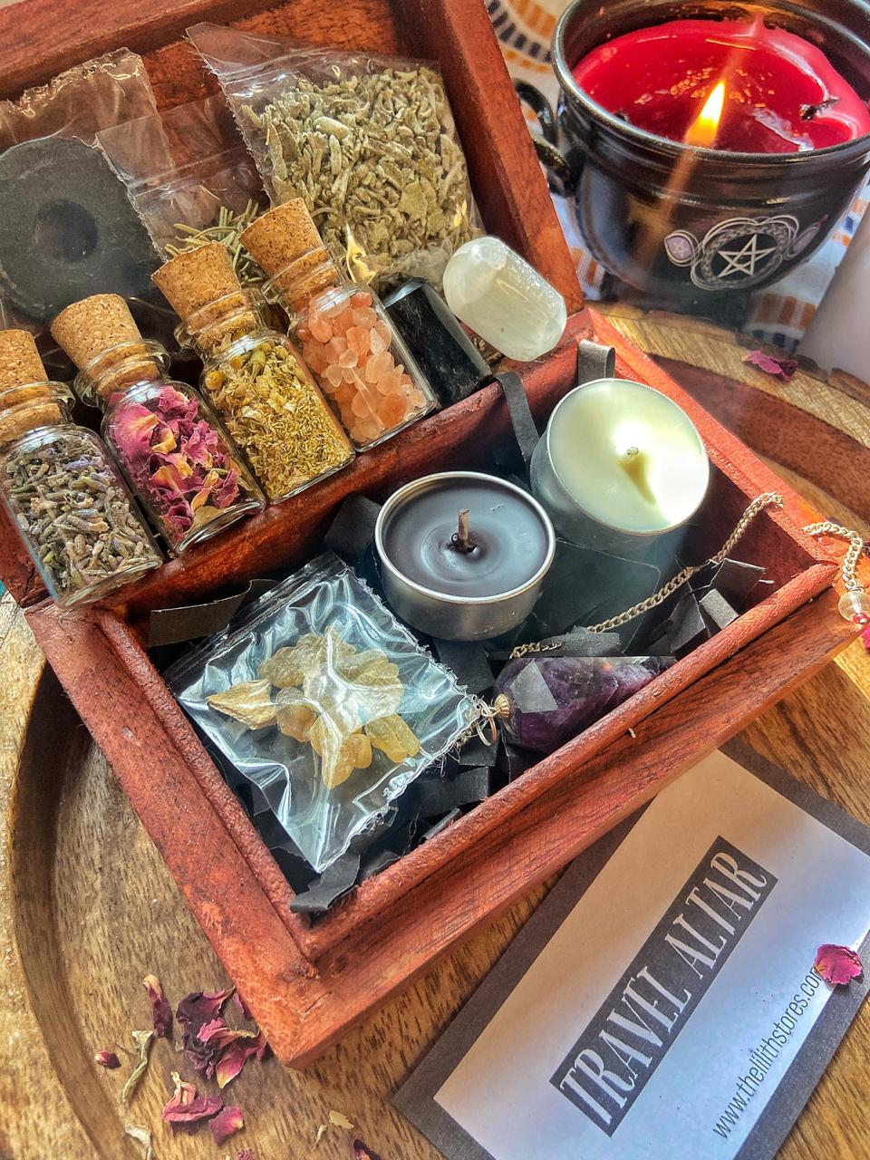 Travel Altar Wooden Box | Boxes By The Lilith Store