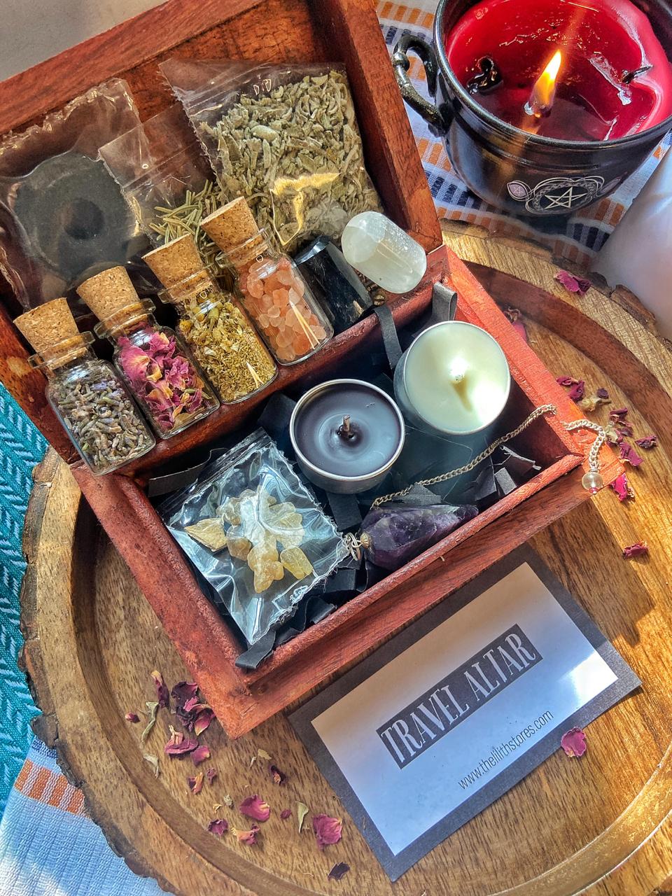 Travel Altar Wooden Box | Boxes By The Lilith Store