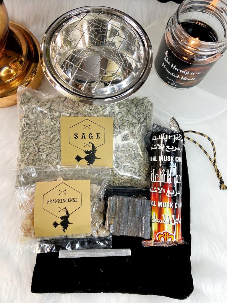 House Cleansing & Protection Smudge Kit Incense Resin