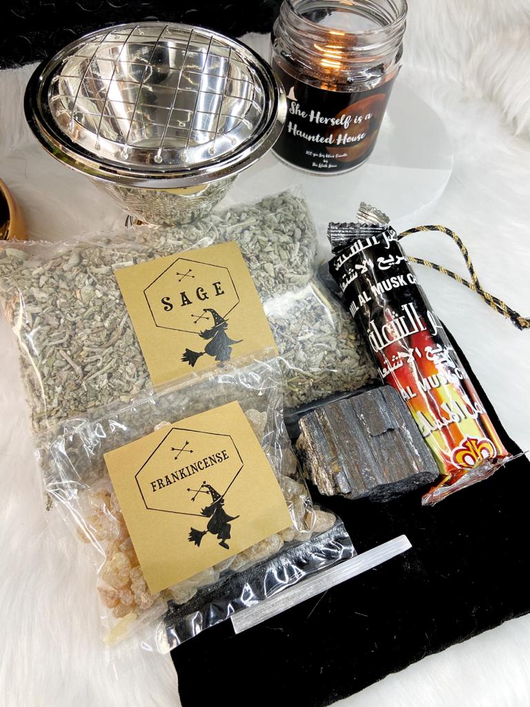 House Cleansing & Protection Smudge Kit Incense Resin