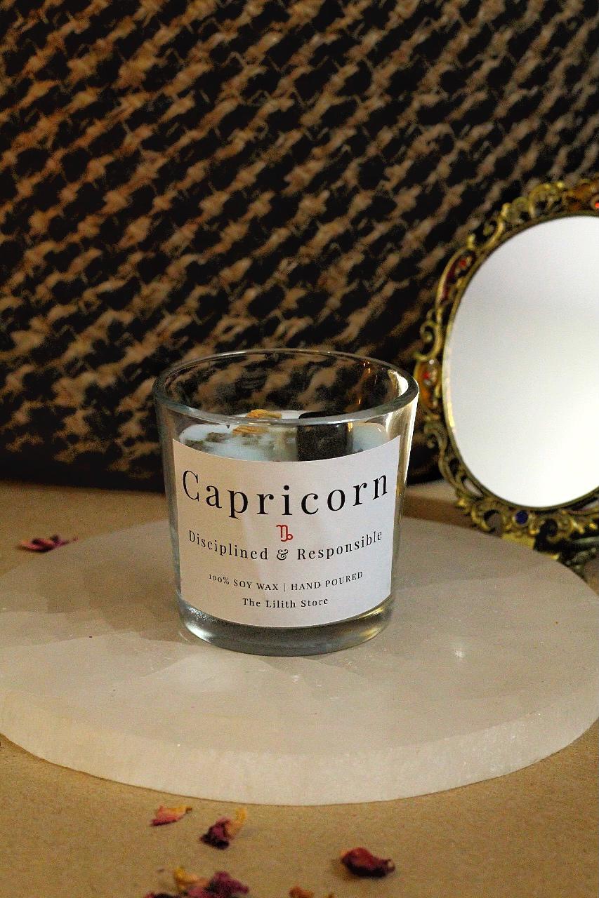 Capricorn Zodiac Mini Candle - 60 Gm