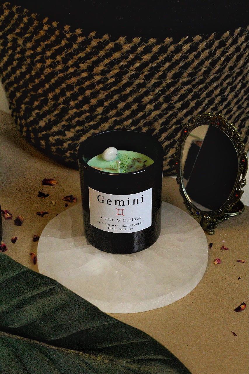 Gemini Zodiac Scented Soy Candle - 170 Gm