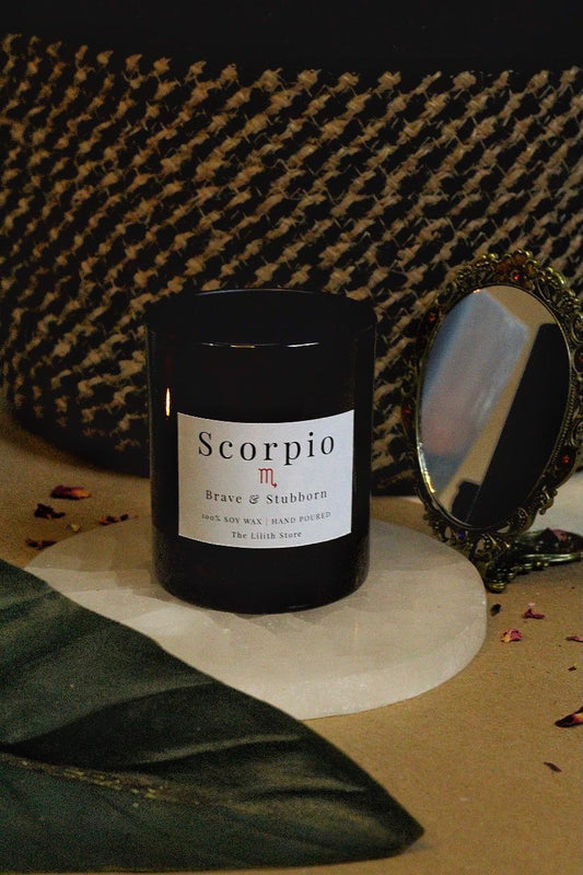 Scorpio Zodiac Scented Soy Candle - 170 Gm